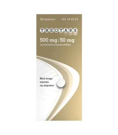 Treotabs 500+50 mg - 10 stk