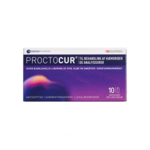 Proctocur Suppositorier – 10 stk