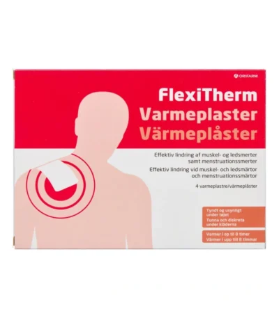 FlexiTherm Varmeplaster – 4 stk