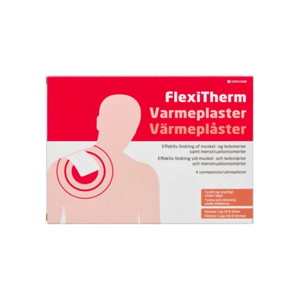 FlexiTherm Varmeplaster – 4 stk