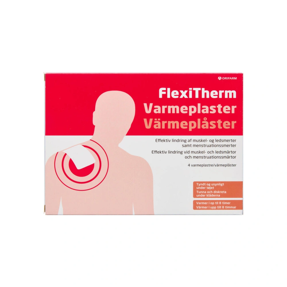 FlexiTherm Varmeplaster - 4 stk