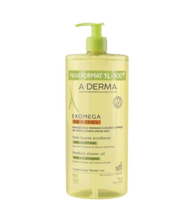 A-DERMA Exomega Control Shower Oil – 1000 ml
