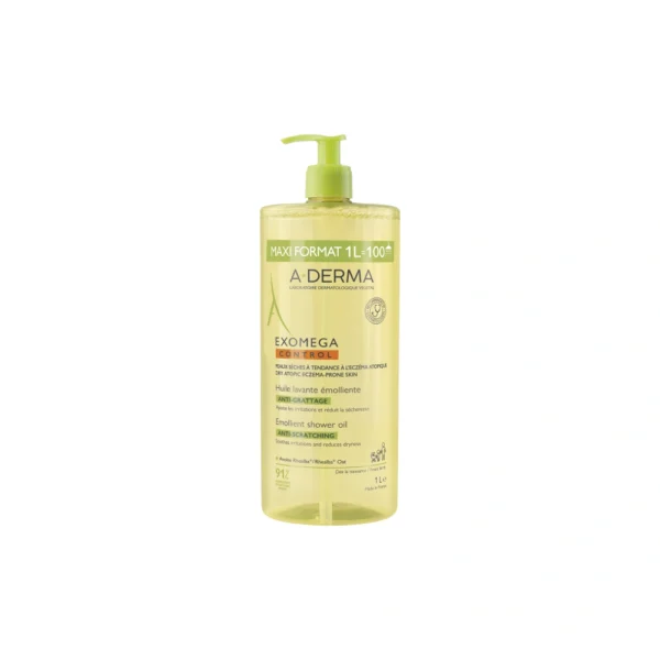 A-DERMA Exomega Control Shower Oil – 1000 ml