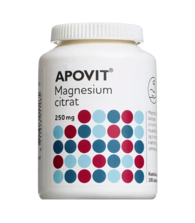 Apovit Magnesiumcitrat 250 mg – 100 stk