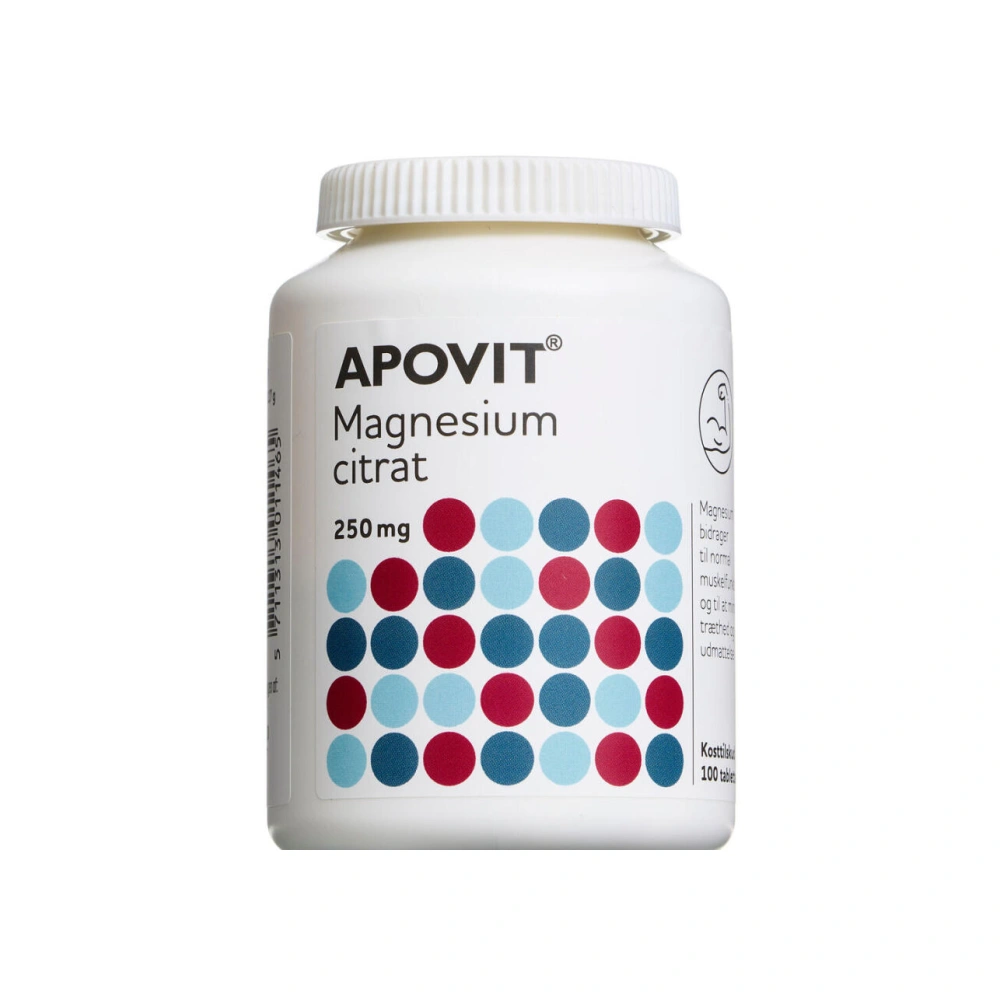 Apovit Magnesiumcitrat 250 mg – 100 stk