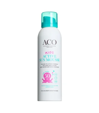 ACO Sun Kids Active Mousse SPF 50 Up – 150 ml