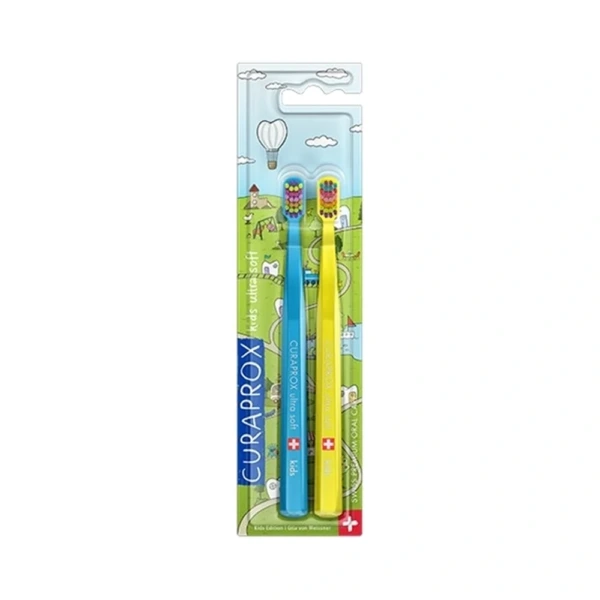 Curaprox Kids Duo Special Tandbørste – 2 stk