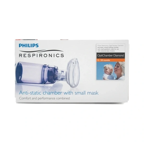 Philips Lite Touch Maske + Optichamber Diamond Spacer Small – 1 sæt