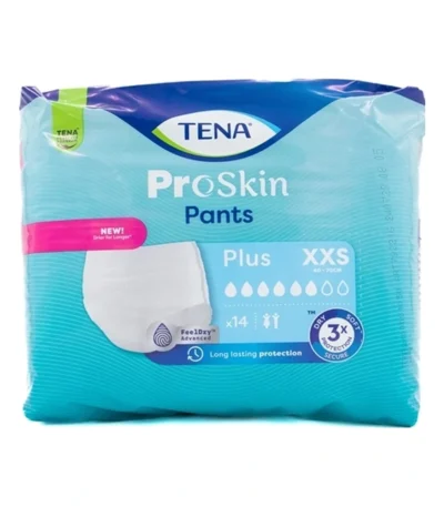 TENA ProSkin Pants Plus Str. XXS – 14 stk