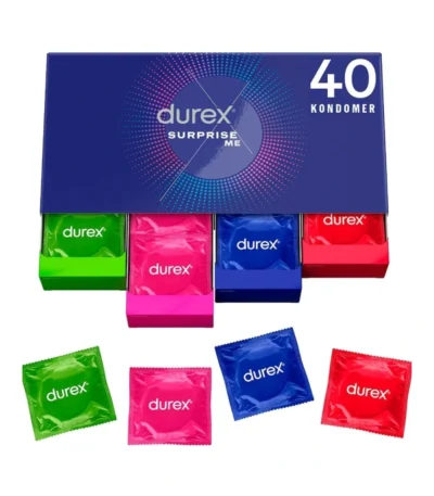 Durex Surprise Me kondomer – 40 stk