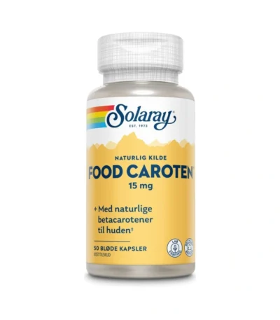 Solaray Food Caroten - 50 stk