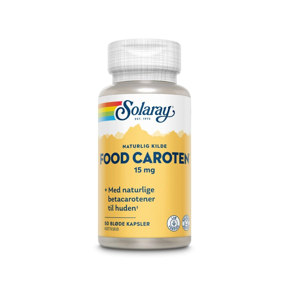 Solaray Food Caroten - 50 kaps