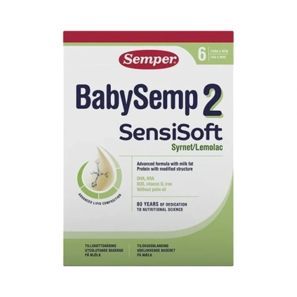 BabySemp 2 SensiSoft tilskudsblanding fra 6 mdr – 700 gr