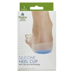 NatraCure Silicone Heel Cup L/XL – 2 stk