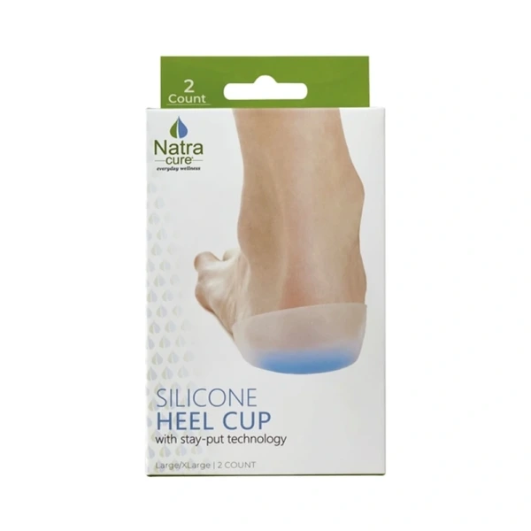 NatraCure Silicone Heel Cup L/XL – 2 stk