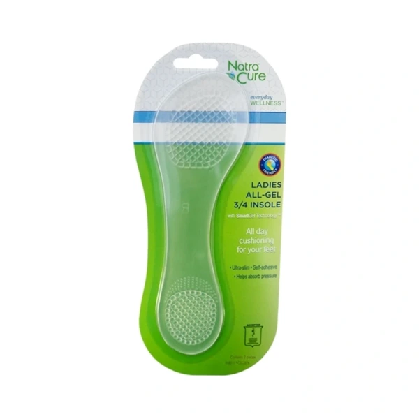 NatraCure Ladies All Gel 3/4 Insole – 2 stk