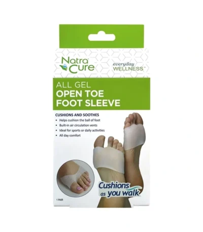 NatraCure Open Toe Foot Sleeve S – 2 stk
