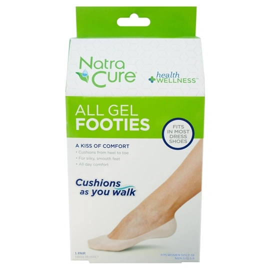 NatraCure All Gel-Footies - 2 stk