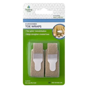 NatraCure Cushioned Toe Wraps – 2 stk