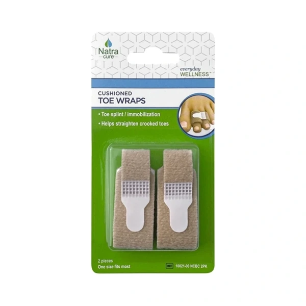 NatraCure Cushioned Toe Wraps – 2 stk