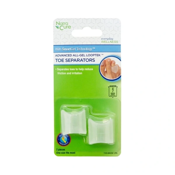 NatraCure All-Gel Toe Separators – 2 stk