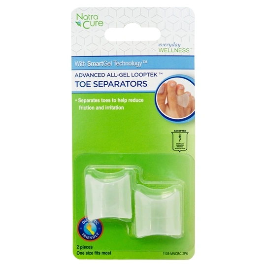 NatraCure All-Gel Toe Separators - 2 stk
