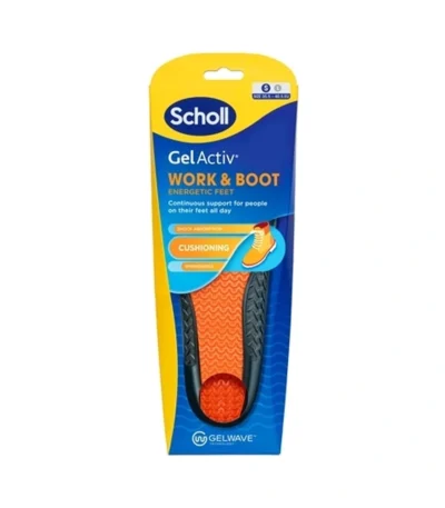 Scholl Gel Activ Insole Work & Boot Str. S – 1 par
