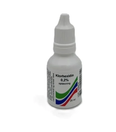 Klorhexidin opløsning 0,2% - 25 ml