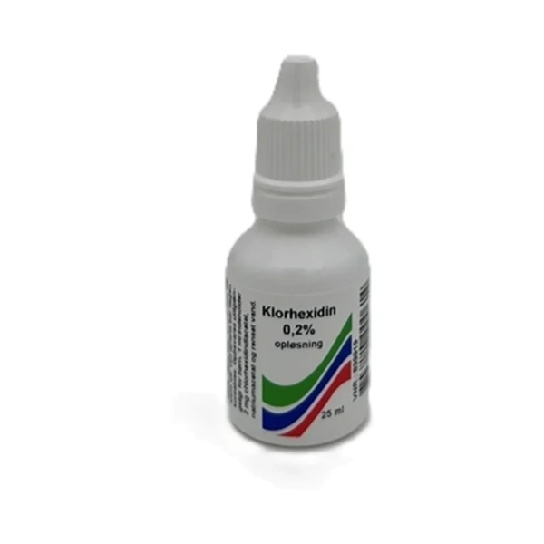 Klorhexidin opløsning 0,2% - 25 ml
