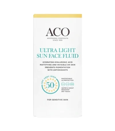 ACO SUN Ultra Light Face Fluid SPF50 – 40 ml