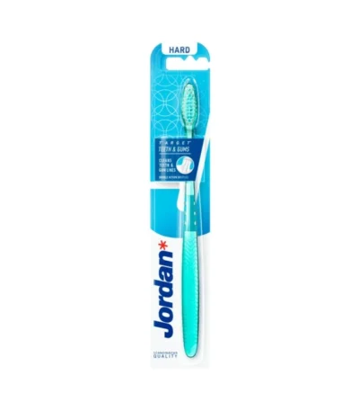 Jordan Target Teeth & Gums Tandbørste Hard - 1 stk