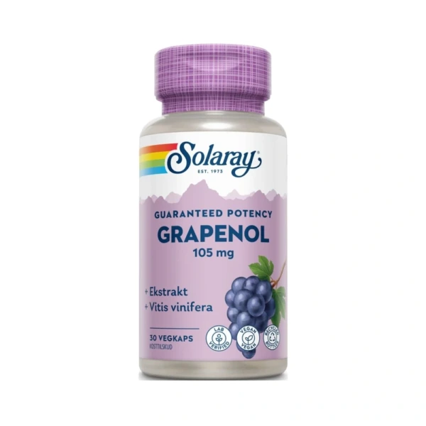 Solaray Grapenol – 30 kaps