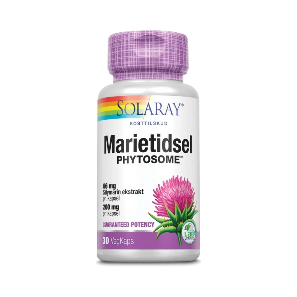 Solaray Marietidsel Phytosome – 30 kaps