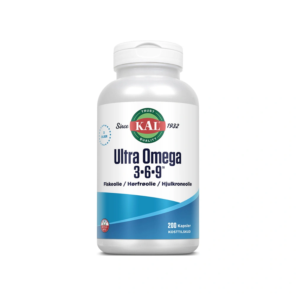 KAL Ultra Omega 3-6-9 - 200 kaps