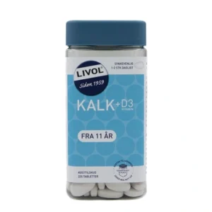 Livol Kalk + D Vitamin – 225 tabl