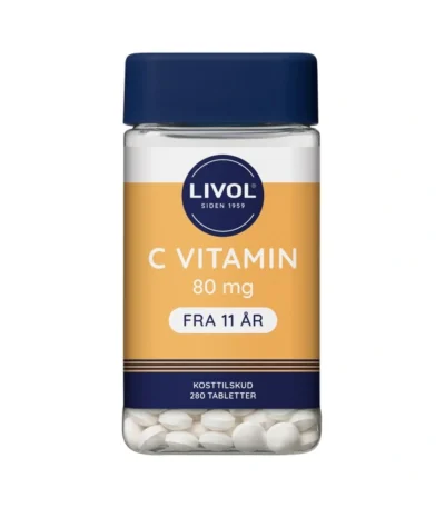 Livol C-vitamin 80 mg – 280 tabl