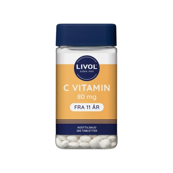 Livol C-vitamin 80 mg – 280 tabl