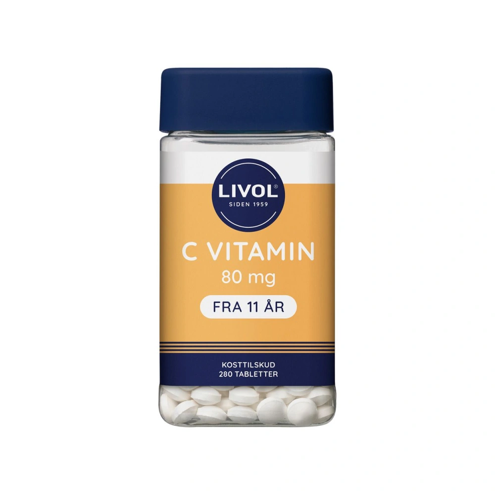 Livol C-vitamin 80 mg - 280 tabl