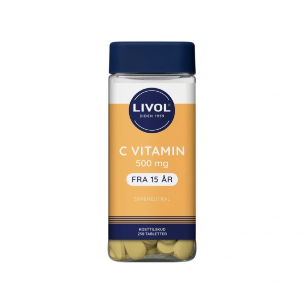 Livol C-vitamin 500 mg – 230 tabl