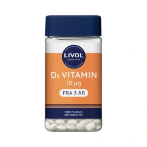 Livol D3 vitamin 10 µg – 220 tabl