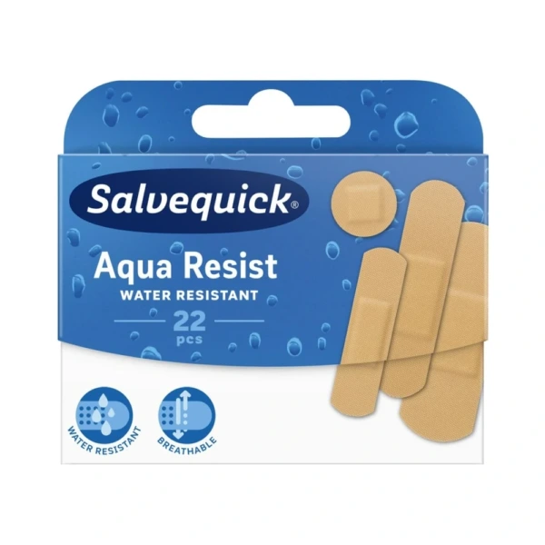 Salvequick Aqua Resist Plaster – 22 stk