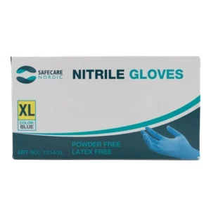 Safecare Nordic Nitril Handske Blå Str. XL – 100 stk