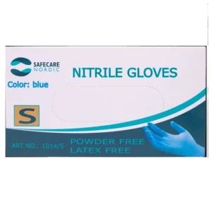 Safecare Nordic Nitril Handske Blå Str. S – 100 stk