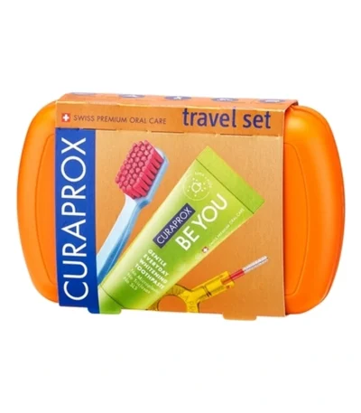 Curaprox Rejsesæt Æble Orange & Aloe – 1 sæt