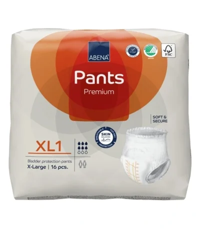 Abena Pants Premium XL1 orange – 18 stk