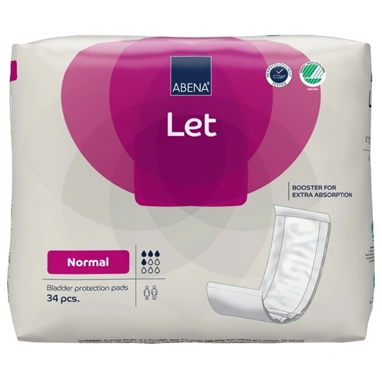 Abena Let Normal med sap pink - 34 stk