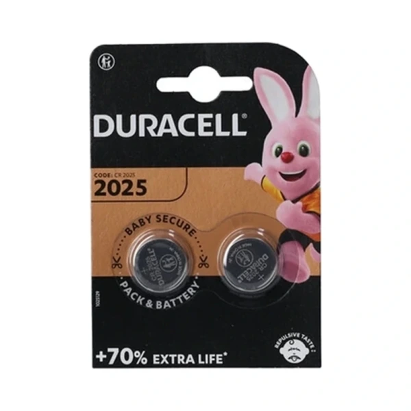 Duracell 2025 Lithium Coin – 2 stk