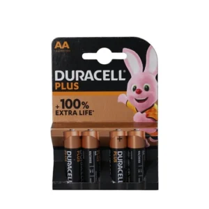 Duracell Plus AA Alkaline – 4 stk