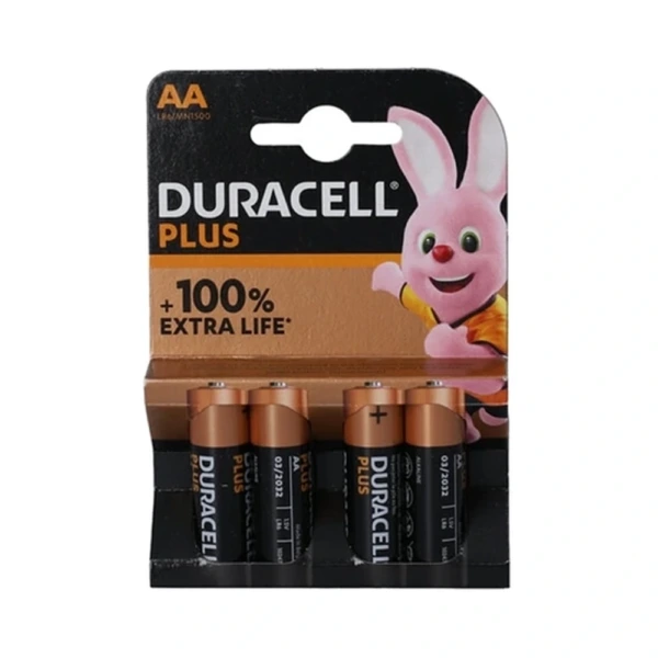 Duracell Plus AA Alkaline – 4 stk