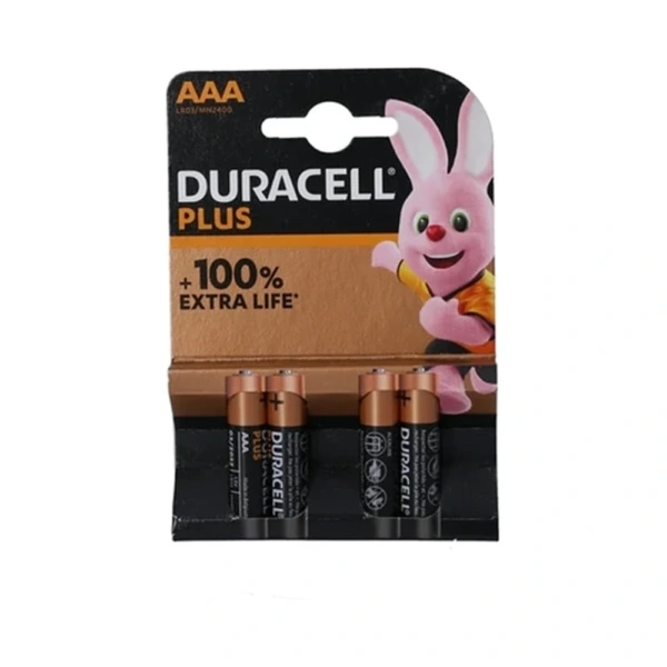 Duracell Plus AAA Alkaline – 4 stk